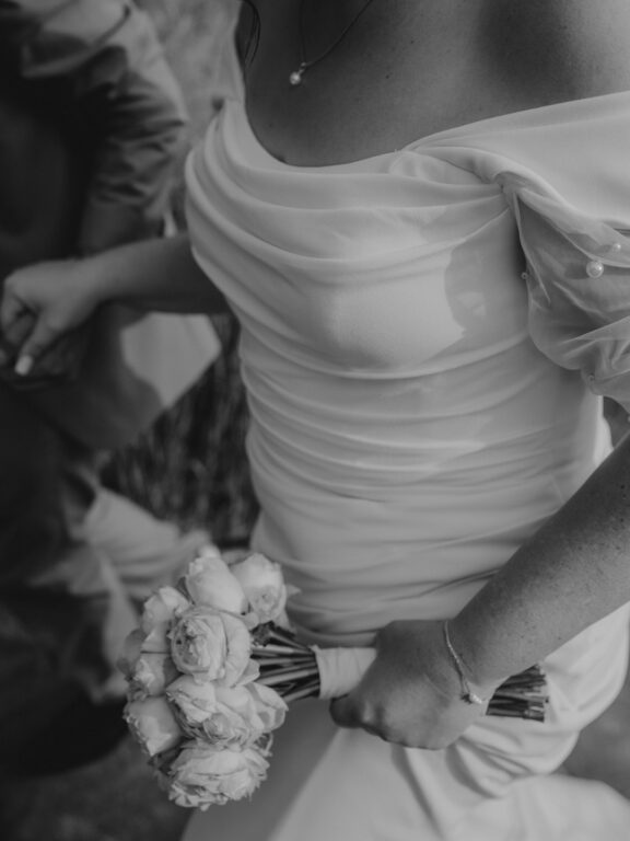 Villa Bissiniga | Lago di Garda 4 Bridal gown detail at a Lake Garda wedding