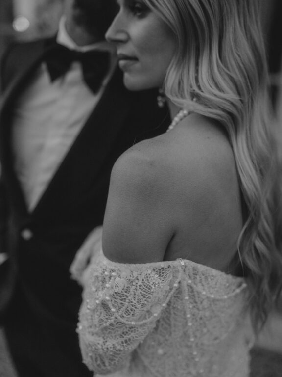 Villa Pizzo | Lago di Como 14 Bride leaning into her groom in an intimate editorial moment