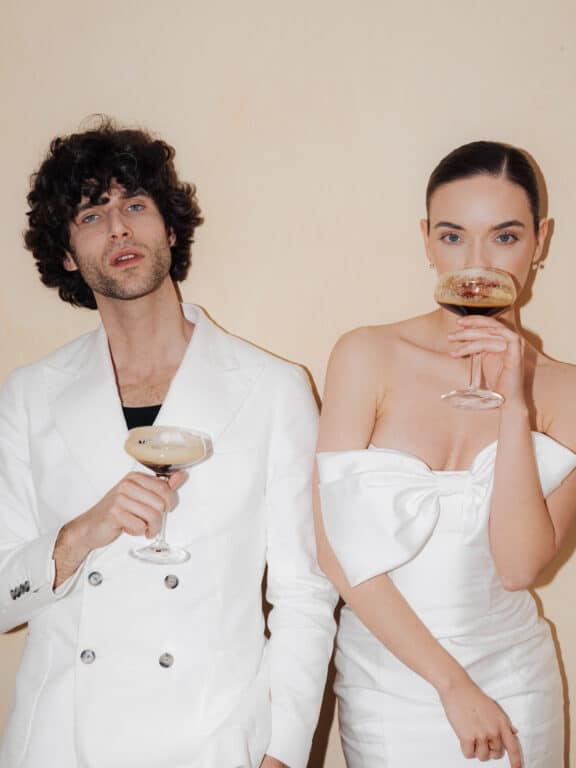 Editorial wedding portrait at Villa Aurelia, Rome