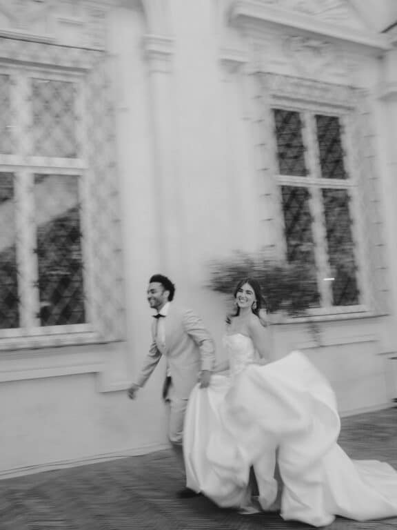 Couple at Villa Aurelia wedding venue in Rome